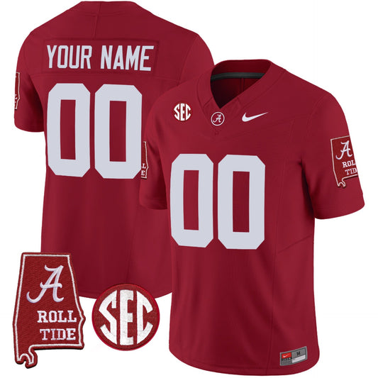 Alabama Crimson Tide Custom 2024 Red Limited Jersey