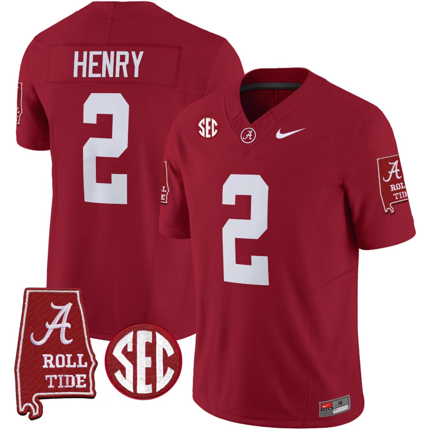 Alabama Crimson Tide Derrick Henry 2024 Red Limited Jersey