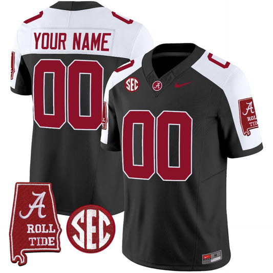 Alabama Crimson Tide Custom 2024 Black Alternate Limited Jersey